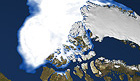Arctic ice shrinkage
