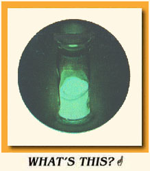A flask with radium compound