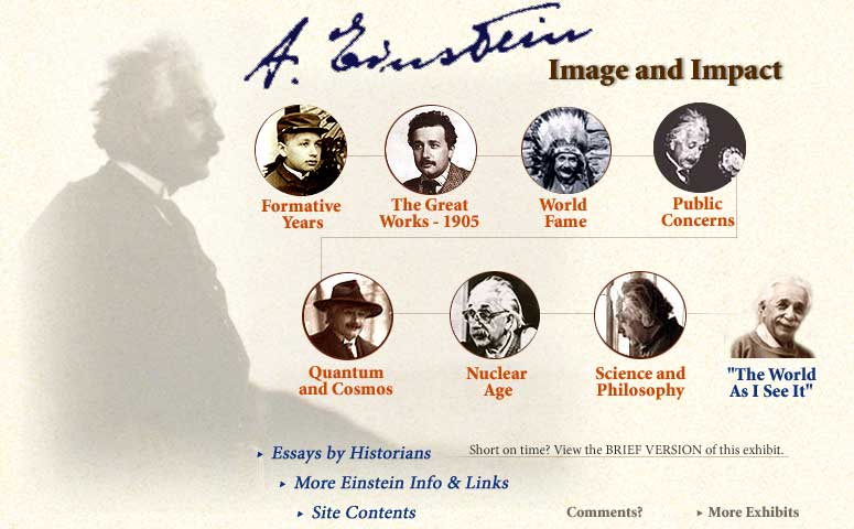 Albert Einstein - Image and Impact [ENTER exhibit]