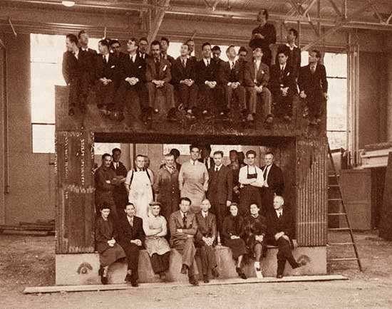 Lawrence Berkeley Laboratory's staff, 1939