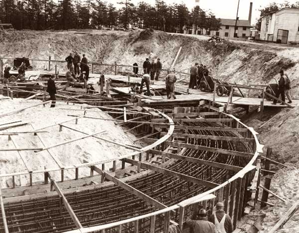 Construction on the Bevatron