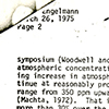 A 1975 letter from Michael MacCracken to Rudolf Engelmann.