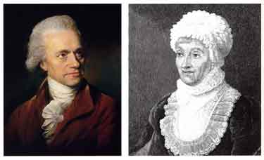 Picture of William and Caroline Herschel