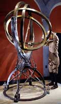 Full-scale replica of an armillary sphere