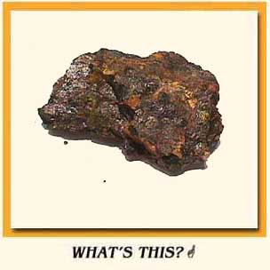 A lump of pitchblende.