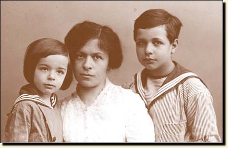 Einstein's first wife and their sons