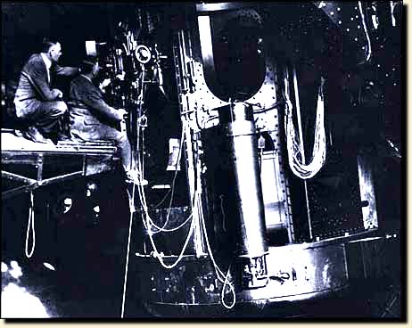 edwin hubble with his telescope
