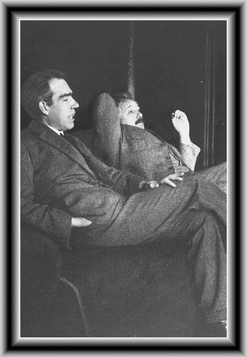 Niels Bohr and Albert Einstein during the 1920s