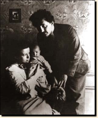 Einstein and his wife Mileva with their first son