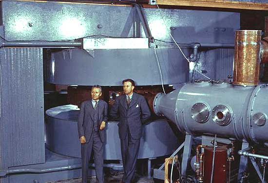 60-inch cyclotron with Cooksey and Lawrence