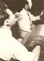 Joseph Hamilton drinking radiosodium