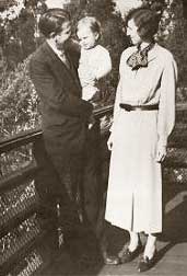 Ernest and his wife Molly with their first child, Eric in 1935