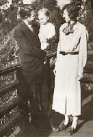 Ernest and Molly Lawrence with their first child, Eric